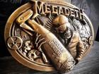 Megadeth Tribute Custom Belt Buckle Limited Edition Brass