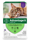 Advantage Ii For Cats 9lbs And Over  Flea And Tick Cats Treatment  6 Doses