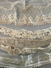 Victorian Ant  Lace Small Pieces As Found   3  Shorter Pieces Unique Trim Edging