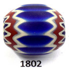 Freak 7 Layer Venetian Antique Chevron Trade Bead African 1802 Bg 39 Murano