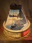 Vintage Coors Beer 3 Rocky Mountain Scene Pool Poker Hanging Bar Light Sign