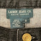 Lauren Jean Co  Vtg  Ralph Lauren Black Wide Straight Leg Jeans Women   s Sz 8