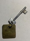Vintage Hotel Motel Room Key Brass Fob   Skeleton Key  126 Very Old       