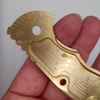 1 Pc Custom Made Brass Knife Handle Scale For Rick Hinderer Xm18 3 5    Knives