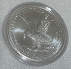 2021 American Silver Eagle  999 Pure Silver Type 2 -bu Coin In Clear Capsule