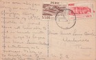 Cuzco Peru Inca Ruins Peruvian Postal Cover Brown Stamp Vtg Postcard J29