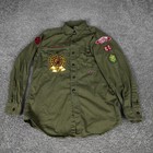Vtg 50s Boy Scouts Of America Bsa Shirt Mens Large Uniform Sanforized Montana