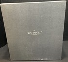 Set Of  2  Waterford Snow Crystals Red Cut To Clear Champagne Flutes 2003-2004