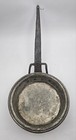 Vintage 7 75  Primitive Rustic Copper Hand Hammered Pot Pan W  Forged Handle