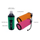 Blank Neoprene Water Bottle Coolie With Clip  Choose Color And Quantity