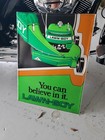 C 1970s Original Vintage Lawn-boy Mowers Sign Metal Embossed Grass Garden Cool  