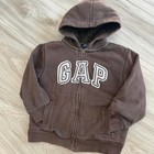 Gap Kids Chocolate Brown Zip Up Hoodie Sweater
