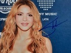 Shakira Photo Auto Autograph 8 5x11 Hand Signed