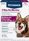 7 Way De-wormer For Dogs  Oral Treatment For Tapeworm  Roundworm   Hookworm I   