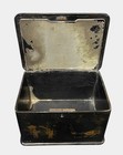 Antique 19th C Chinese Export Gilt Lacquer Black And Gold Tea Caddy Box