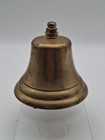Vintage Brass Bell Ships School Dinner Farm Nautical Wall Mount