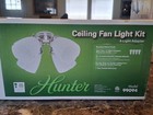 New Hunter Ceiling Fan Light Kit 4 Light Adapter Brushed Nickel Finish 99094