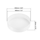 3pcs 3 5  Pvc-pipe End Cap Fitting Diy Furniture Grade Plug Coupling Socket