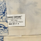 2 Country Curtains Brand Blue White Cotton Toile Valances Farm Scene 42   x14   