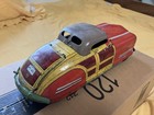 Vintage Wyandotte 1940 s  Woodie Tin Toy Convertible Hard Top Car  Usa