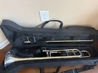 Silver Trigger Trombone With Hard Case And Mouthpiece