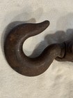 Vintage Industrial Factory Cast Iron Metal Single Pulley   Hook    9 Bx67