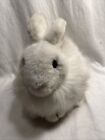 Vtg Nwt Dakin White Fluffy Realistic Rabbit Plush  1989 Bunny Stuffed Animal 10 