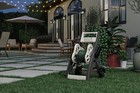 175 Ft  Hosemobile Hose Reel Cart  Gray