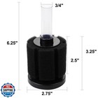 Aquaneat Aquarium Sponge Filter Breeding Fry Betta Shrimp Nano Fish Tank 4pcs