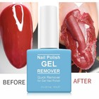 No Foil Gel Nail Polish Remover     3-min Soak Off  0 5 Fl Oz  pack Of 1   Blue
