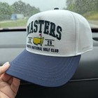 Masters Golf 2026 Hat White Blue Dated Augusta National Hat Cap New One Size