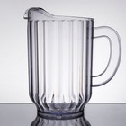 24 Pack Clear 60 Oz Plastic Round Bar Restaurant Water Soda Beer Serving Pitcher