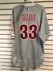 Justin Bour 2018 Philadelphia Phillies Game Worn Used Jersey  Mlb Auth Size 50