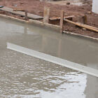 For Concrete Vibrators Surface Power Trowel 6 5 Ft Screed Blade Board Silver