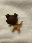  as Is  Chip  Hasbro Littlest Pet Shop Dog Figure Brown White Blue Eyes 2007