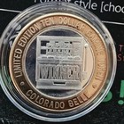       colorado Belle Hotel   Casino Limited Edition 999   6 Oz  Pure Silver Coin      