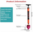 High Pressure Toilet Plunger Set With Toilet Brush Rubber Gloves Air Drain Unclo