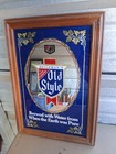 Vintage Heileman s Old Style Beer Mirror Wall Sign Brewed With Pure Water