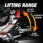 Torin 3 Ton Hydraulic Low And High Profile Grade Foldable Garage Floor Jack 