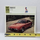 1967-1978 Trident Clipper British Sports Car Photo Spec Sheet Info Atlas Card