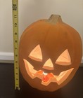 Htf  Large Vintage 1990s Gemmy Pumpkin Imposter Lighted Jack O Lantern Halloween
