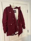 Member   s Mark Girls Ultimate Parka Coat Burgundy Faux Fur Hood Xl 14 16