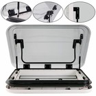 70   Camper Van Roof Window Caravan Roof Vent Hatch Roof Skylight W  Led Light 
