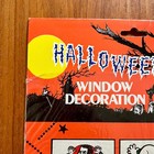 Vintage 80 s Tamco Halloween Window Cling Haunted House Ghosts Pumpkin Sealed 