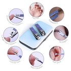 Manicure Set 8 In 1 Nail Clipper Set  Nail Clippers fingernail   Toenail Blue