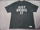 Wwe Authentic Dwayne The Rock Johnson Just Bring It T-shirt Black Xl Bull
