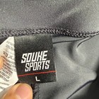 Souke Sports Tights Mens Large Black Padded Cycling Padded Ankle Zip Cycling