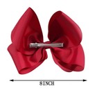 8 Inch Extra Large Grosgrain Knot Hair Bow With Clip For Girls Hb001