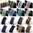 Wholesale Gemstone Bracelet Balance Elastic Stretch 4mm 6mm 8mm 10mm 12mm 7 5 