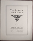 1910 Hart Steel Co  Elyria Oh Railroad Tie Plates   Spikes Catalog  4 B2-9